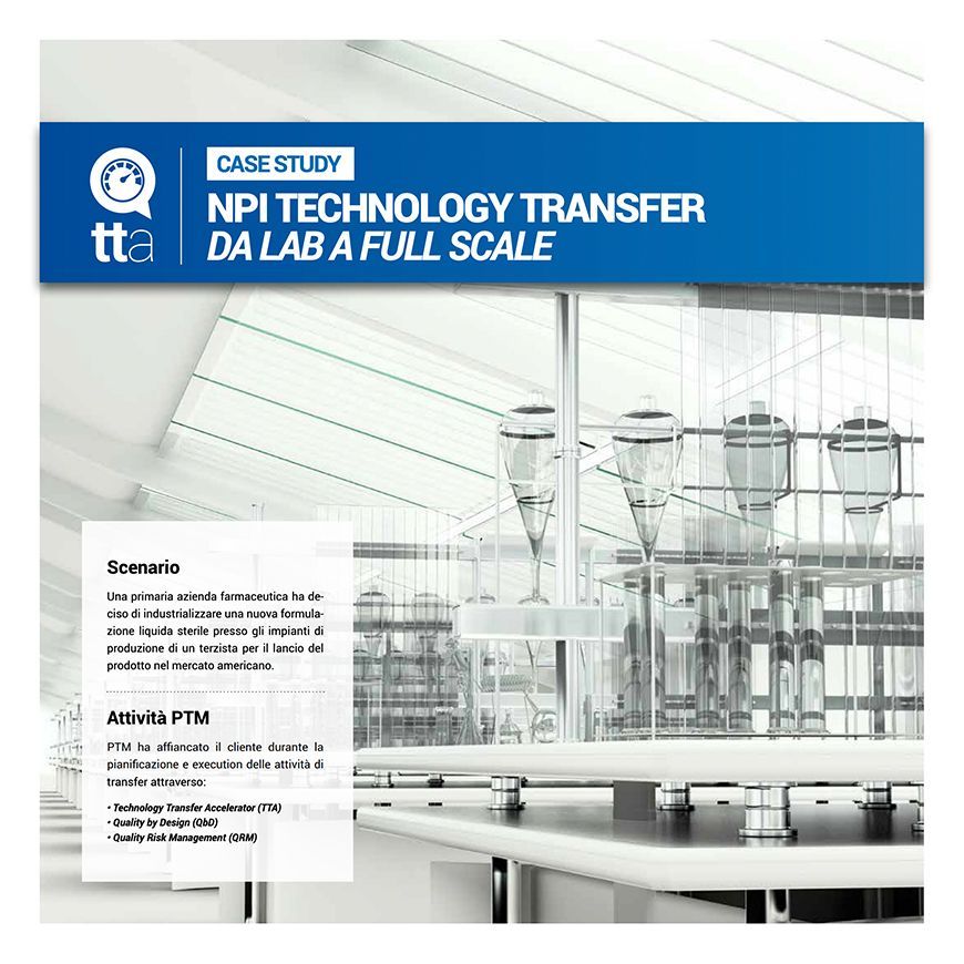 NPI Technology Transfer da Lab a Full Scale